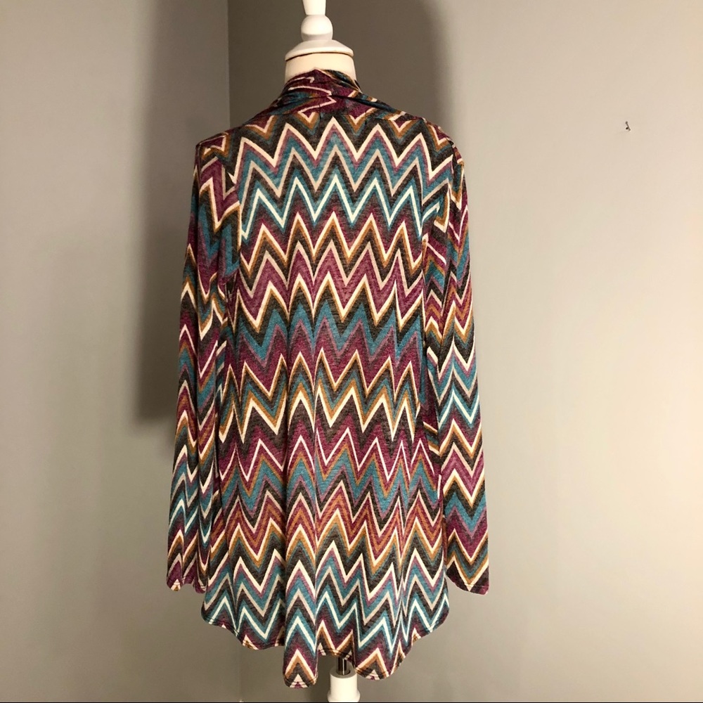 Karlie Aztec Design Long Sleeve Cardigan